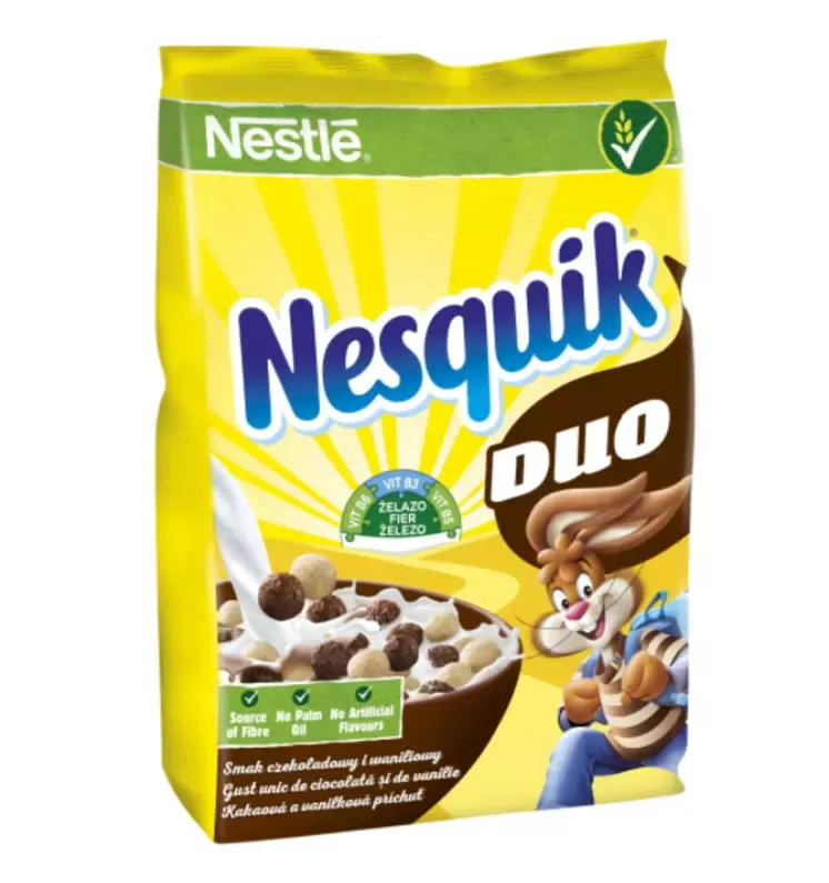 Cereale mic dejun Nestlé® NESQUIK DUO® 225g, 460g | Nestlé România
